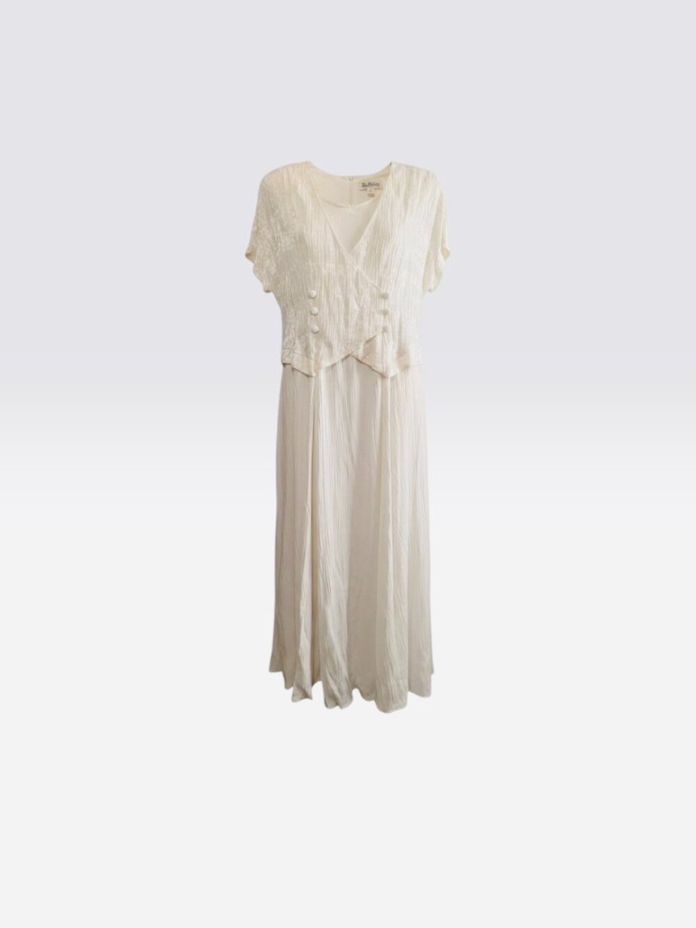 Nina PiccaLino Vintage Cream Dress - Picture 2 of 6